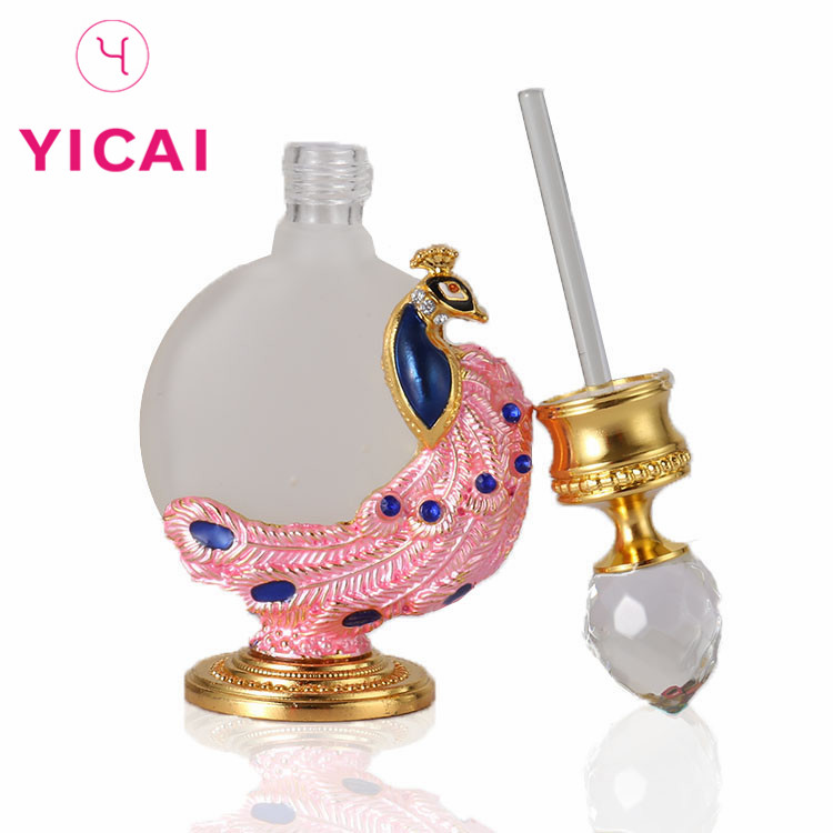 Latest Design 15ml Opaque Glass Empty Dubai Dropper Perfume Bottle