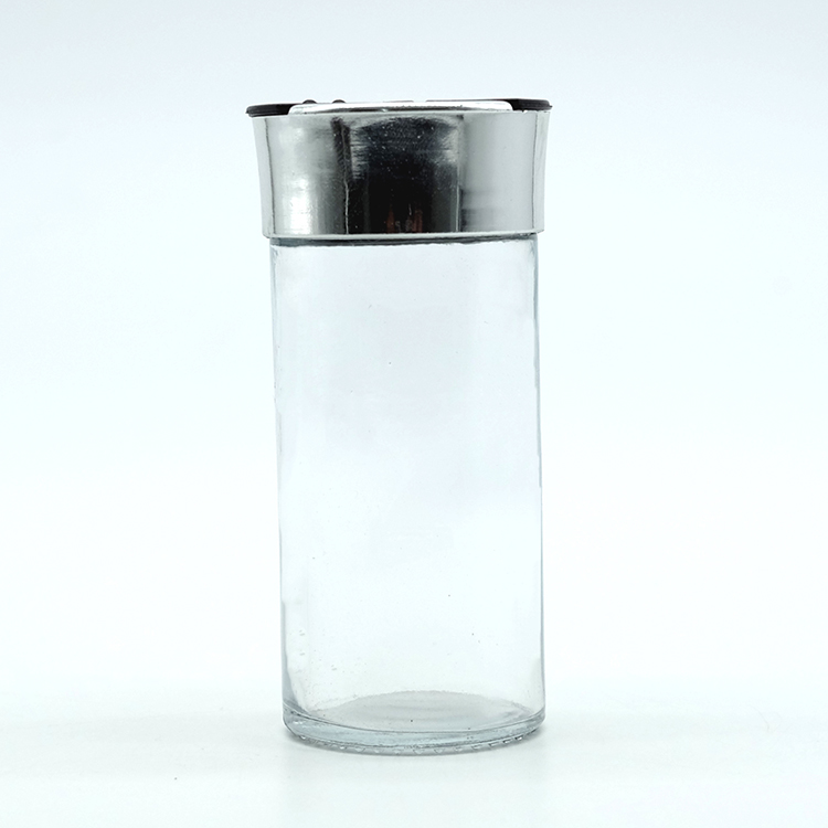 Latest Design Empty Spice Jar with Black Lid Quality Seasoning Jar for Sale New BBQ Seasoning Jar Bottle
