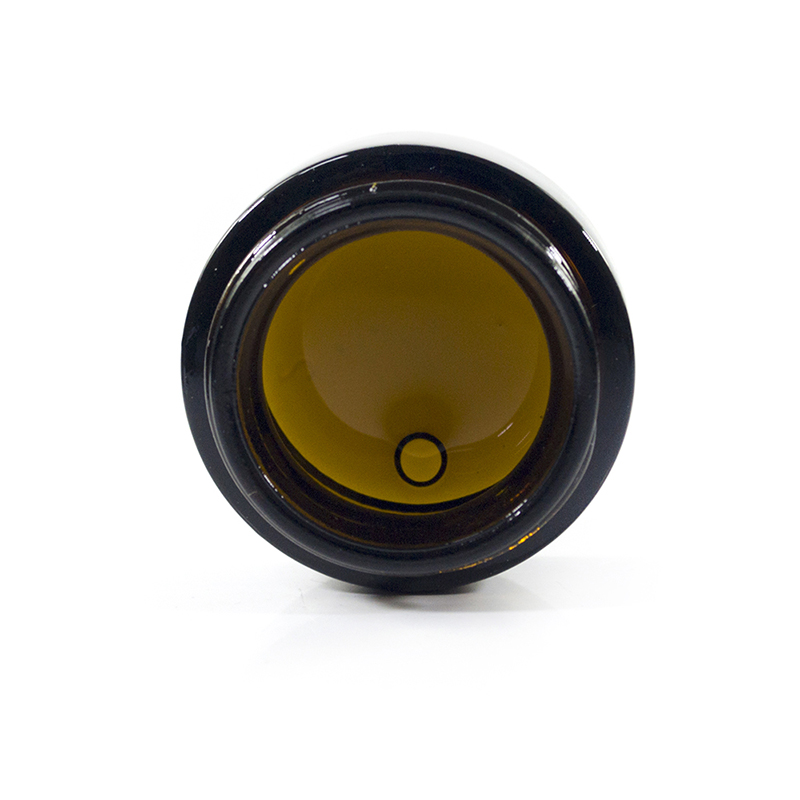 Latest packing containers products 20g 30g 50g cosmetic facial mini amber glass jars for cream