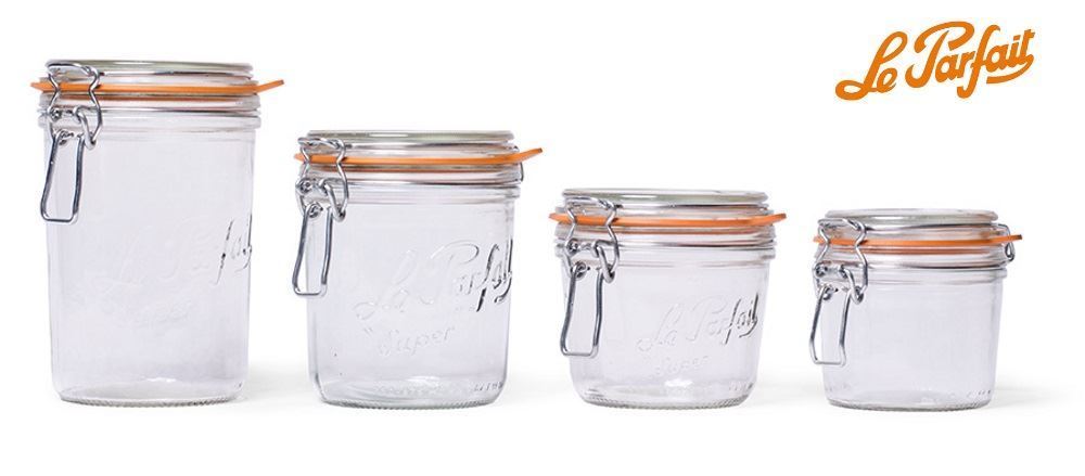 Le Parfait Super Terrine Glass Jar 200g with airtight gasket