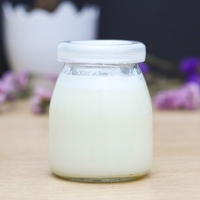 Lead-Free High Temperature Resistant Pudding Jar Jelly Milk Jar Small Pudding Bottle