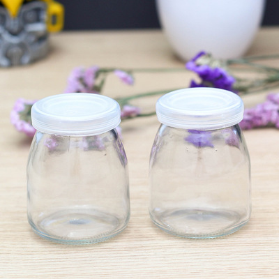 Lead-Free High Temperature Resistant Pudding Jar Jelly Milk Jar Small Pudding Bottle