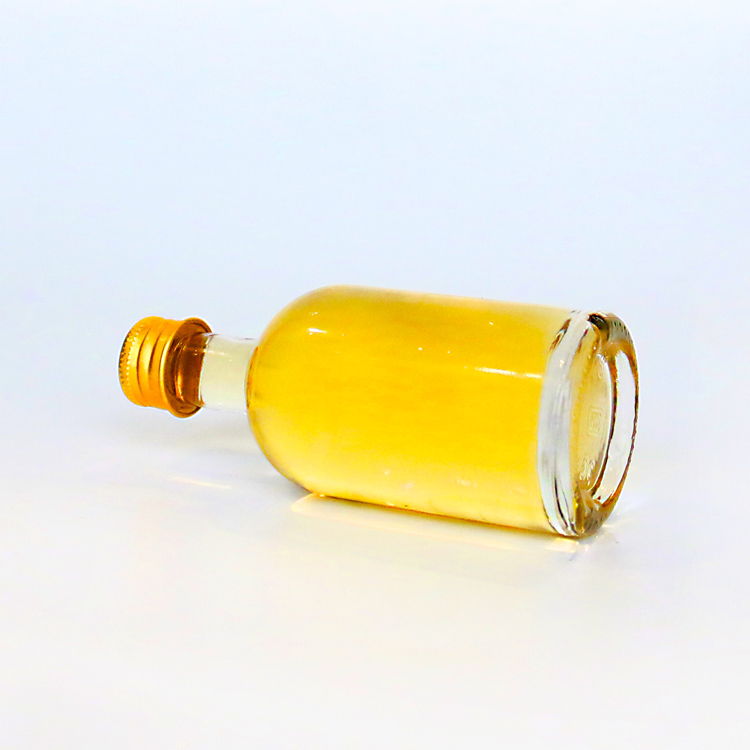 Lead Free Mini 100ml Glass Whiskey Liquor Wine Bottles Olive Oil Glass Bottle