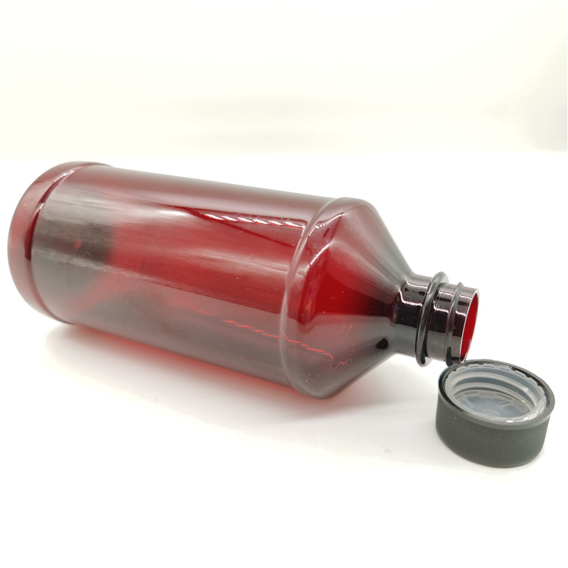 Leakage-Proof 480ml Round Plastic Medicine Liquid Bottles