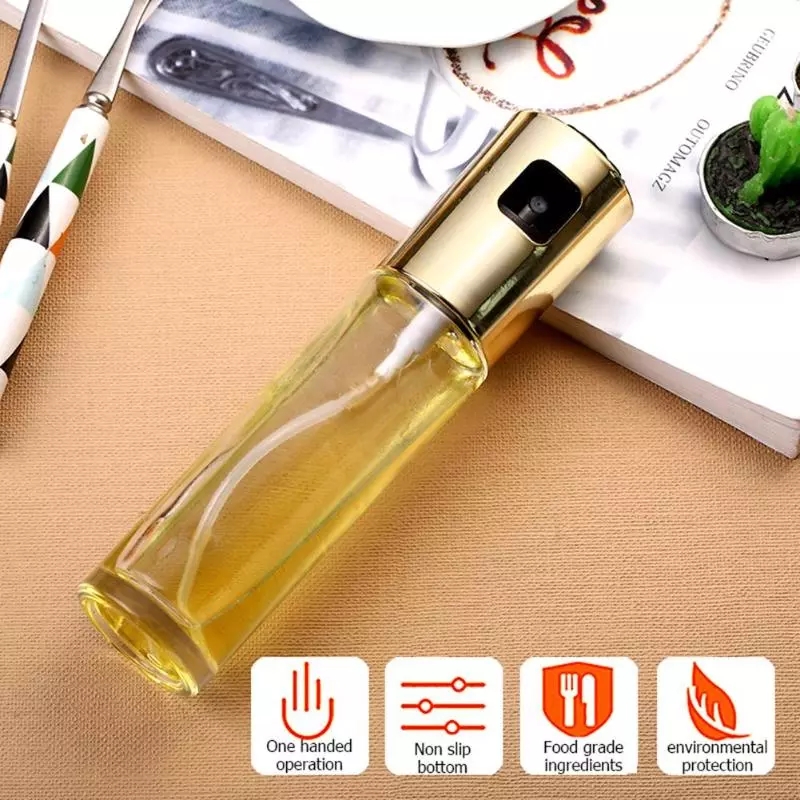 Leakproof Cooking Glass Oil Dispenser Bottle Leakproof Cooking Glass Oil Vinegar Dispenser Bottle Sprayer Kitchen Container Flav