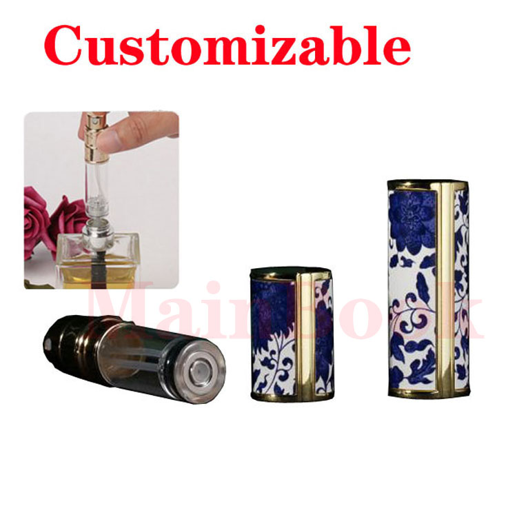 Leather Bottle Spray Perfume Refill Atomizer Luxury Empty Wholesale Antique Bottles 5ml Sprayer Electronic empty perfume bottles