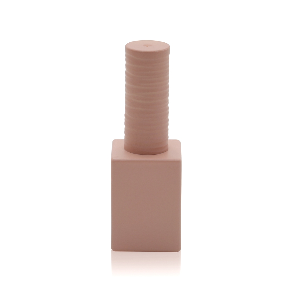Lianxin manufacture custom 15ml square glossy, matte color spray, electroplating, pearly color spray nail polish bottle