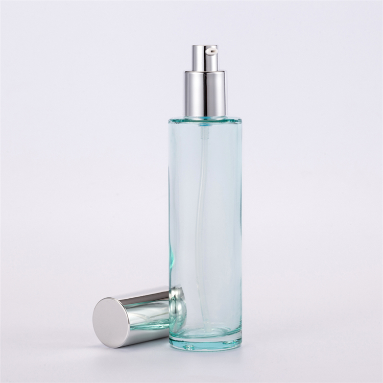 Light Blue 30g 50g 40ml 100ml 120ml Custom Lotion Bottle Glass Comestic Jars And Bottles