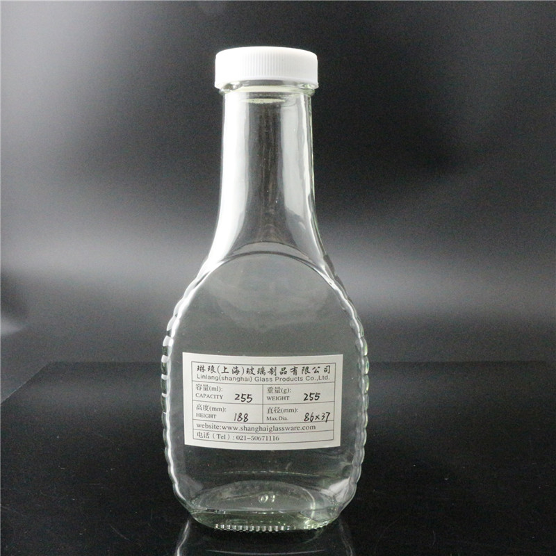 Linlang factory direct sale tomato sauce bottle 250ml with plastic cap