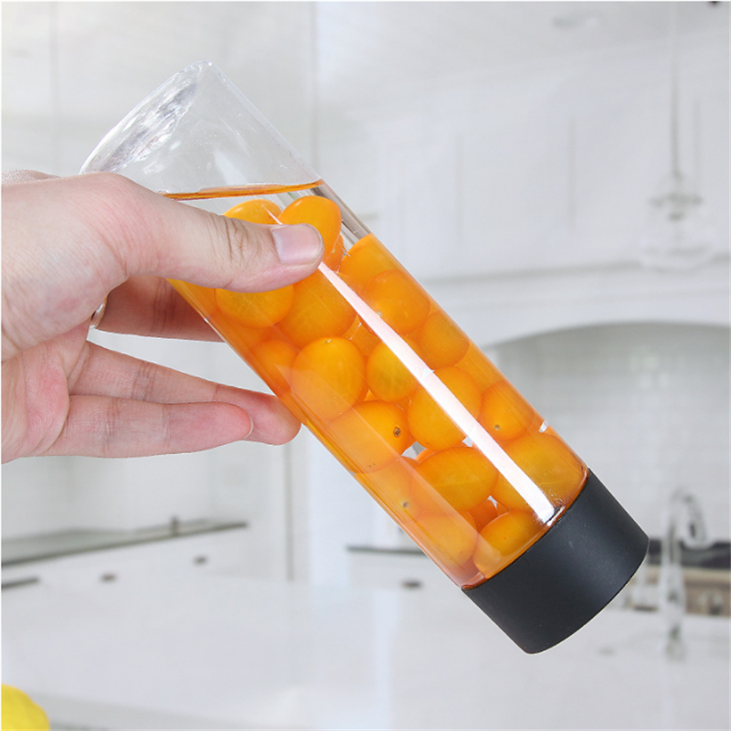 Linlang hot sale newly developed glass products voss like glass bottle