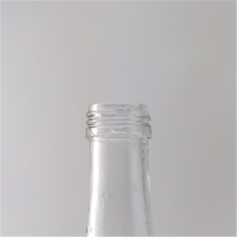 Linlang shanghai Unbreakable Popular high quality flint blue glass bottle for sparkling water bottles