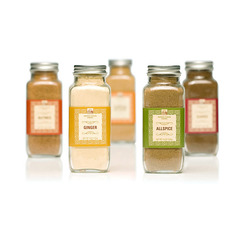 Linlang shanghai factory glassware products spice bottle 100ml