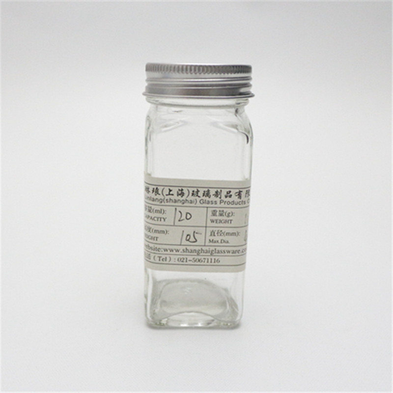 Linlang shanghai factory glassware products spice bottle 3.3oz