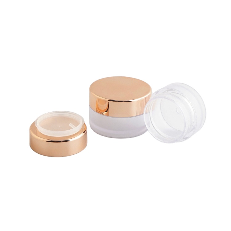 Lip Balm Container 10g Frosted PETG Jar For Eye Shadow Container Or Cream Sample Jar