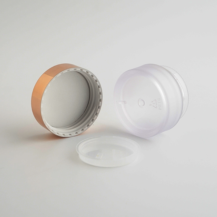 Lip Balm Container 10g Frosted PETG Jar For Eye Shadow Container Or Cream Sample Jar