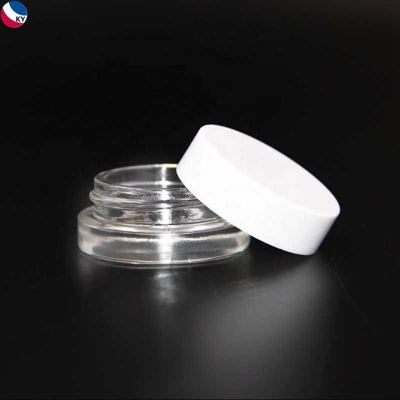 Lip Balm Container Glass Jar 5ml 3 Ml Cosmetic 6g Skin Care Cream Screen Printing Personal Care Screw Cap