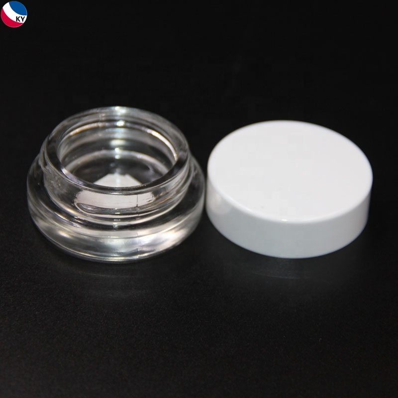 Lip Balm Container Glass Jar 5ml 3 Ml Cosmetic 6g Skin Care Cream Screen Printing Personal Care Screw Cap