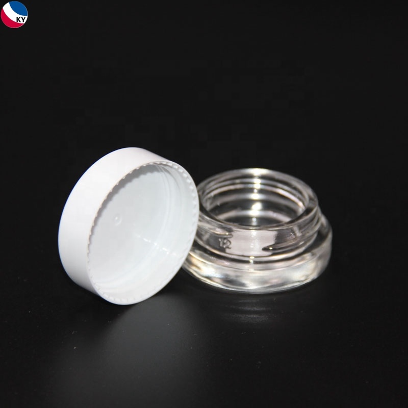 Lip Balm Container Glass Jar 5ml 3 Ml Cosmetic 6g Skin Care Cream Screen Printing Personal Care Screw Cap