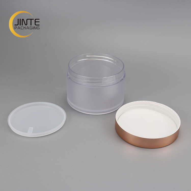 Lip Balm Packaging 200ml Cosmetic PETG Frosted Jar for Face Serum