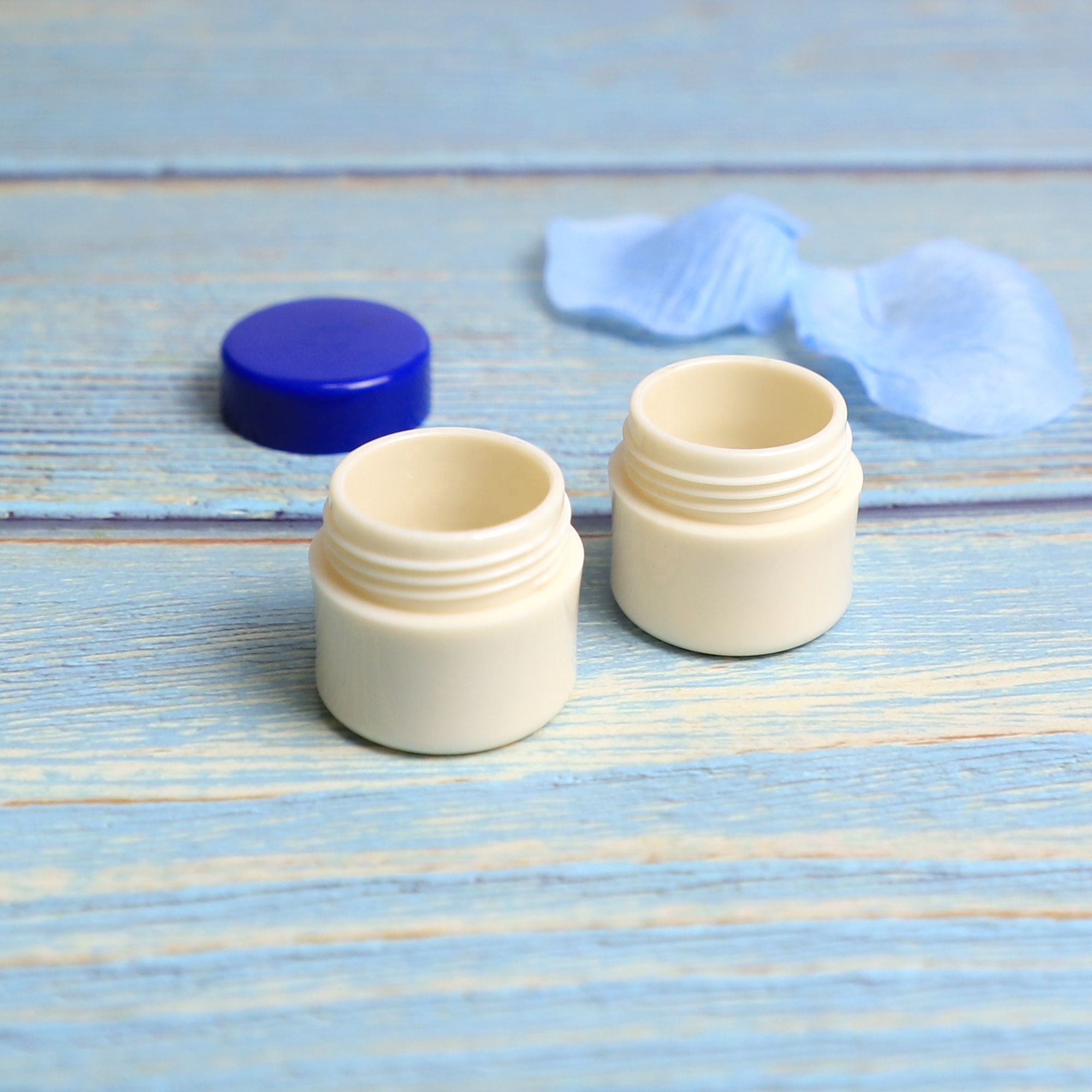 Lip Scrub Face Cream Jar 7g, 11g, 15g PP Sample Jar Package With Cap