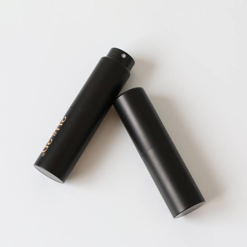 Lipstick size 10ml 15ml 20ml travel portable easy refillable aluminum cologne atomizer spray perfume bottle for men and women