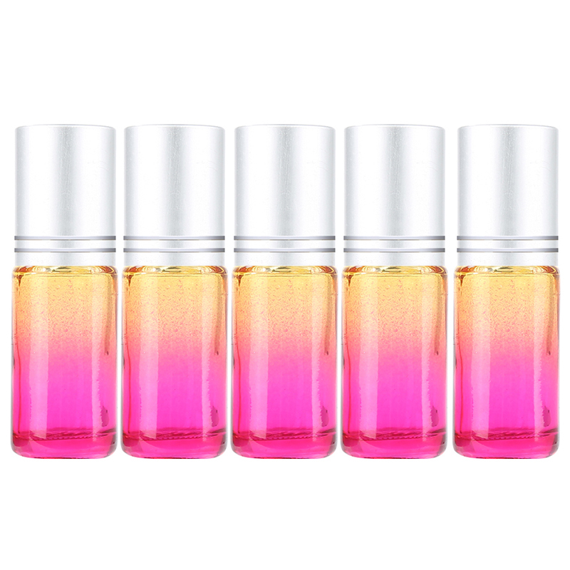 Liptint 5ml Clear Frasco Roll on Cosmetic Packaging Perfume Roller Ball Bottles 10ml for Oils