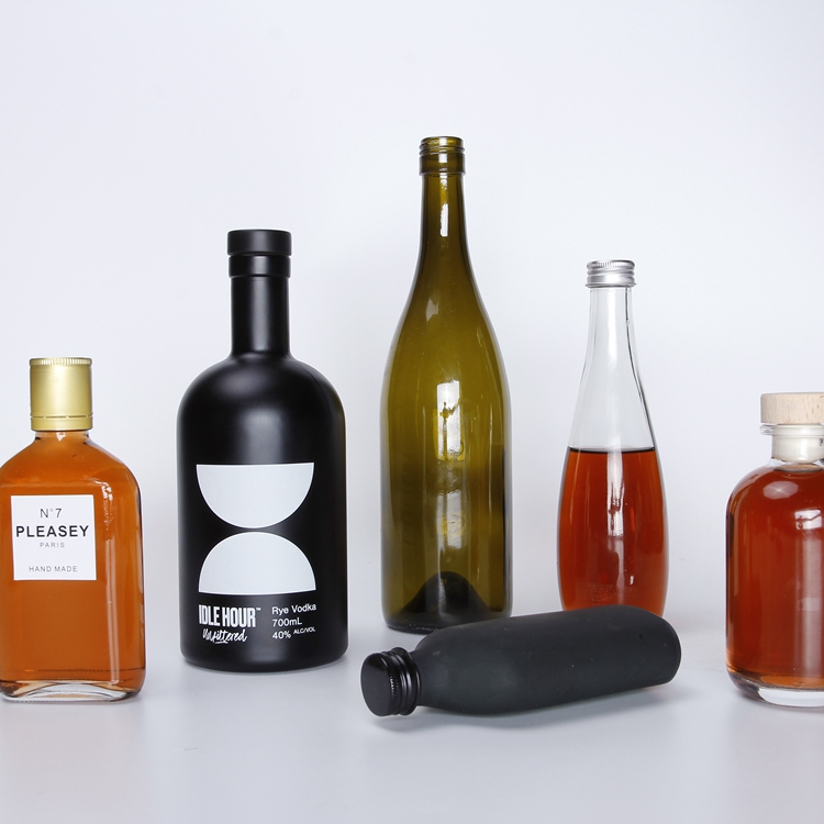 Liquor Bottle Jar Special Wine Bottle Customized Logo Glass Bottle