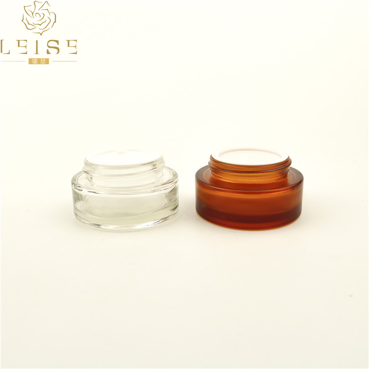 Log wooden bamboo child proof cap 2oz clear child resistant glass jar bamboo candle jar clear glass jar with bamboo lid 1oz 3oz