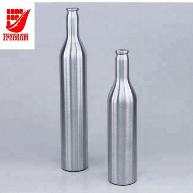 Logo Printed Customized Aluminum Beer Bottle