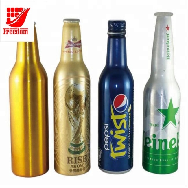 Logo Printed Customized Aluminum Beer Bottle