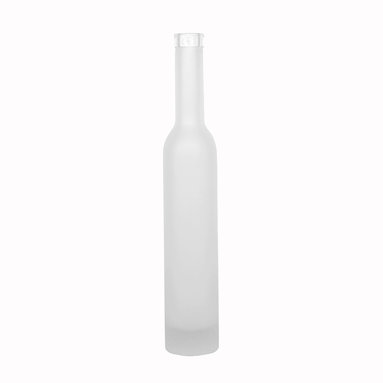 Long Neck Bottle Liquor 750ml Alcohol Drink Fancy Liquor Glass Gin Miniature Bottles With Cork Top For Spirits
