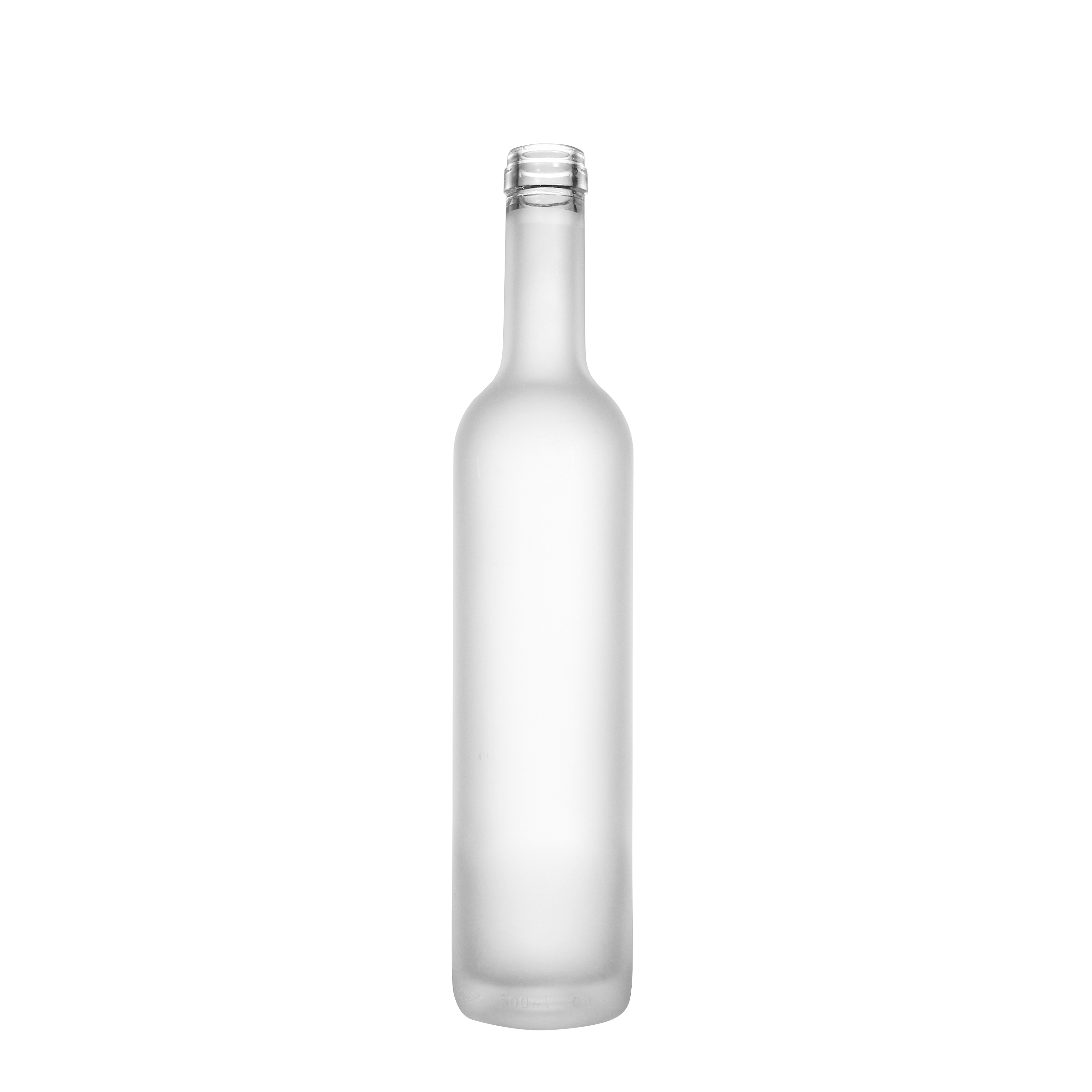 Long Neck Bottle Liquor 750ml Alcohol Drink Fancy Liquor Glass Gin Miniature Bottles With Cork Top For Spirits