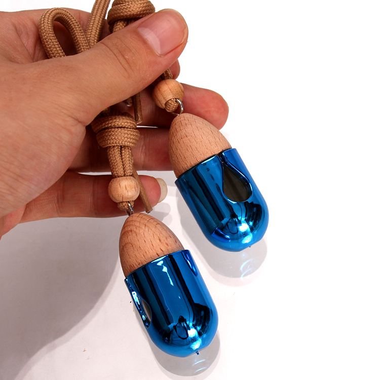 LongChuan 7ml capsule diffuser bottle essential oil custom car air freshener empty bottles