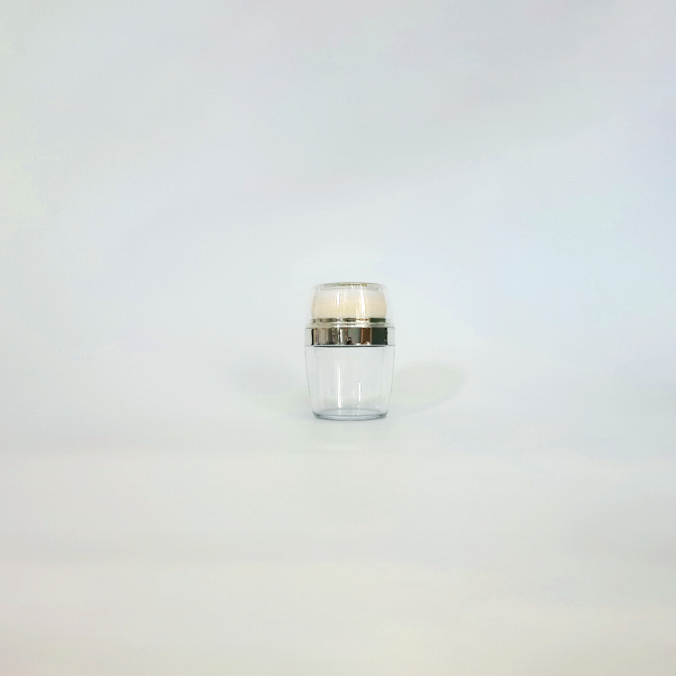 Loose Powder Packaging Jar Empty Plastic with Puff and Sifter ABS