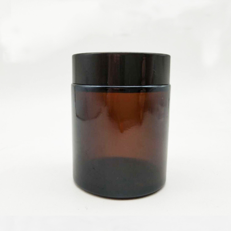Lots of cash amber glass jars skincare packaging cosmetic lotion bottle 20g 30g 50g 60g 100g cream cosmetic jar glass jars