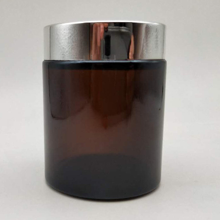 Lots of cash amber glass jars skincare packaging cosmetic lotion bottle 20g 30g 50g 60g 100g cream cosmetic jar glass jars