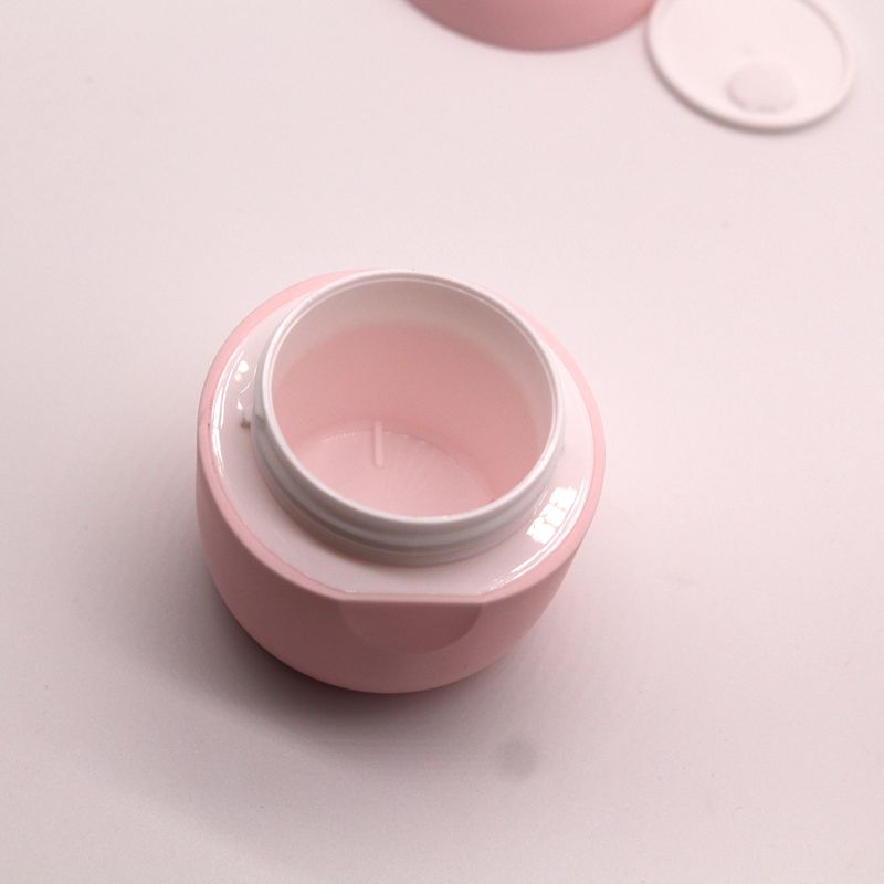 Lovely Pink PP Plastic Baby Care Cream Packaging 50g Cosmetic Jar Bottle Face Cream Jar Packaging Cream Cosmetic Jar