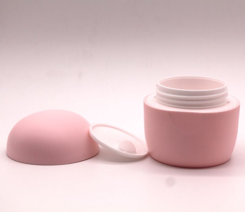 Lovely Pink PP Plastic Baby Care Cream Packaging 50g Cosmetic Jar Bottle Face Cream Jar Packaging Cream Cosmetic Jar