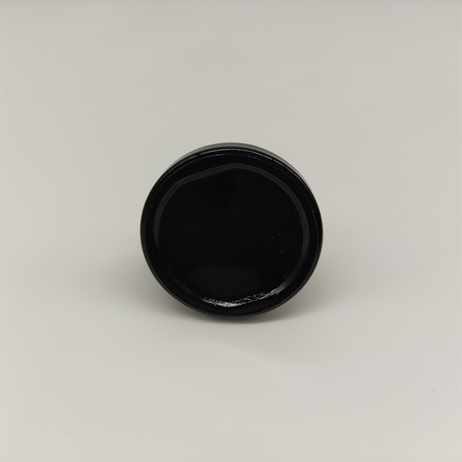 Low MOQ 5ml 9ml glass black childproof UV CBD concentrate jar white/clear cosmetic eye cream container in stock with CR lid