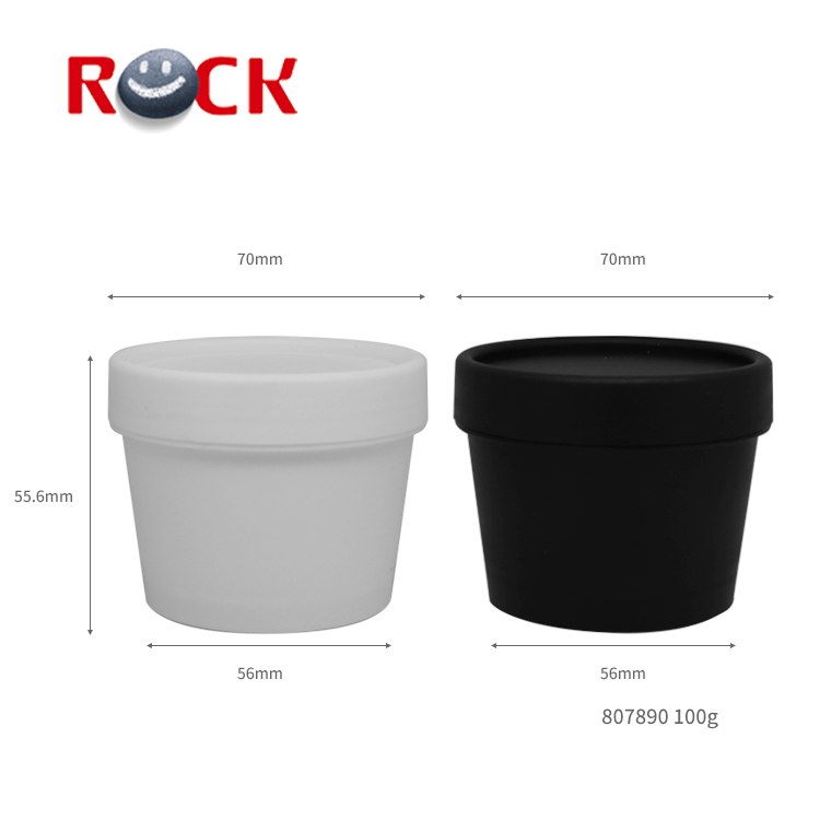 Low MOQ Frosted 50ml 100ml 200ml female male packaging cosmetic plastic face cream jar