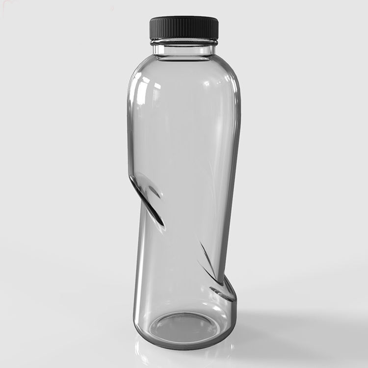 Low MOQ New Arrival Round Custom Glass Bottle For Kombucha Water Beveage Package