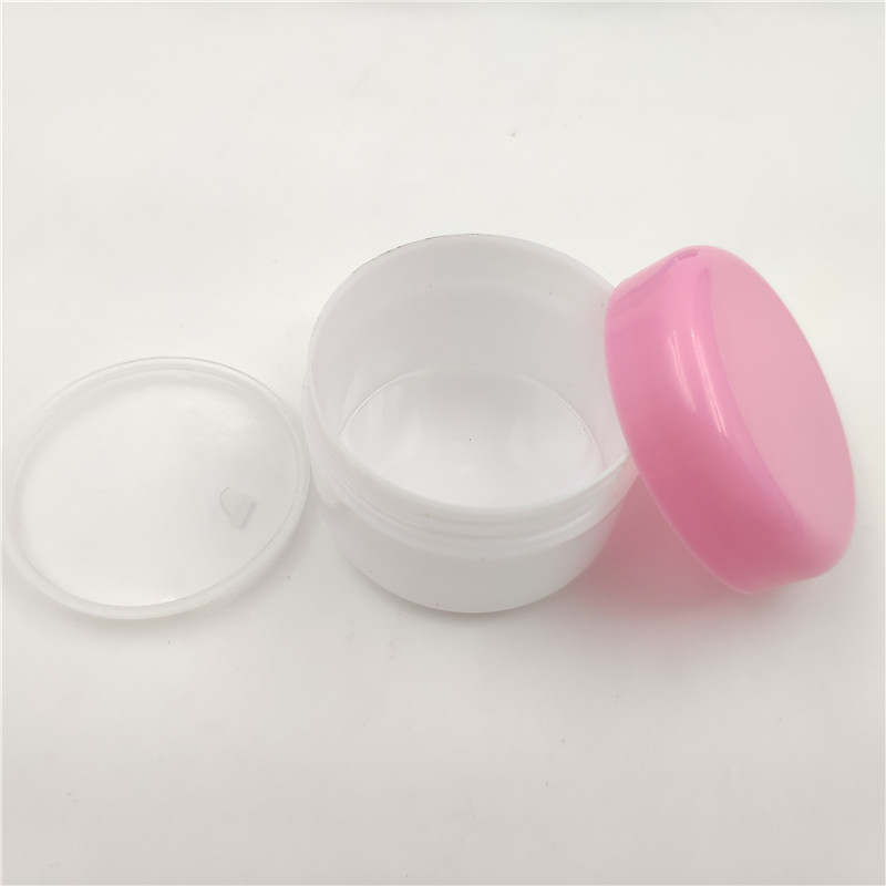 Low MOQ Small Empty Cosmetic PP Plastic Cream Jar