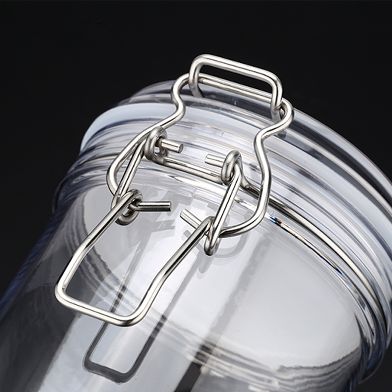 Low MOQ empty 500g 600g clear plastic PET giant large honey jar