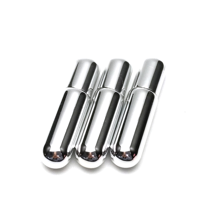 Low MOQ high quality empty 3ml 5ml rose gold UV glass roller bottle