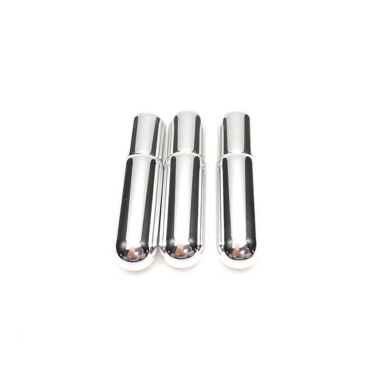 Low MOQ high quality empty 3ml 5ml rose gold UV glass roller bottle