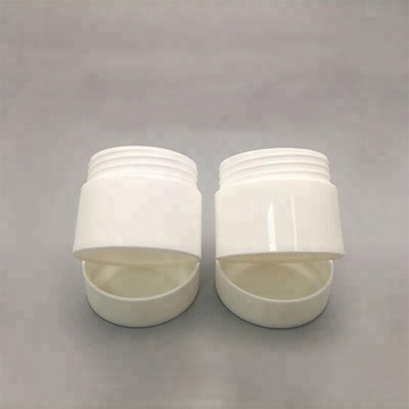 Low MOQ stock 10g empty frosted or matt white PP plastic cream jar