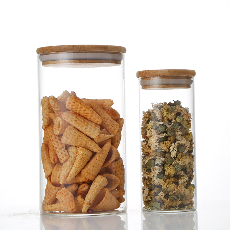Low Moq Glass Bottle Vacuum Glass Storage Jar 25 L Storage Jars With Lids Sweets Biscuits