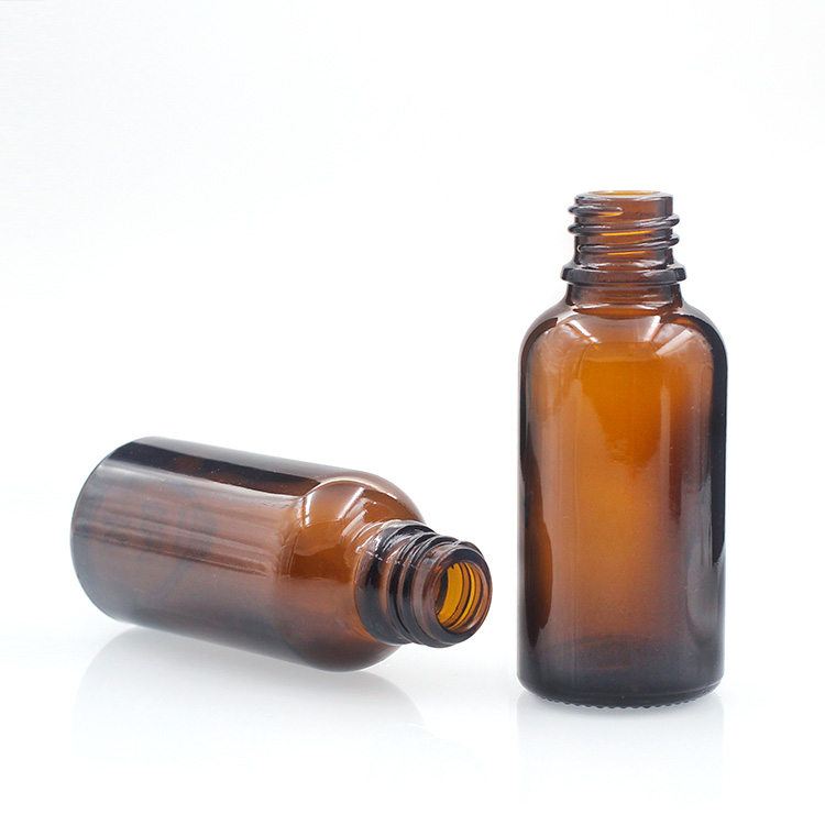 Low Price 30ml Cosmetic Containers Amber Essential Oil Glass Dropper Bottle For Skin Care