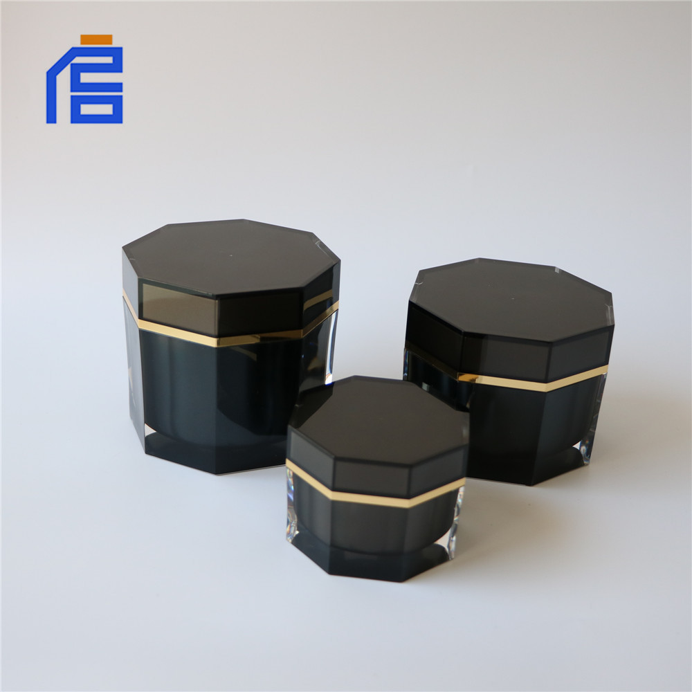 Low Price Brand Korea Style Cosmetic Packing Octagonal jar