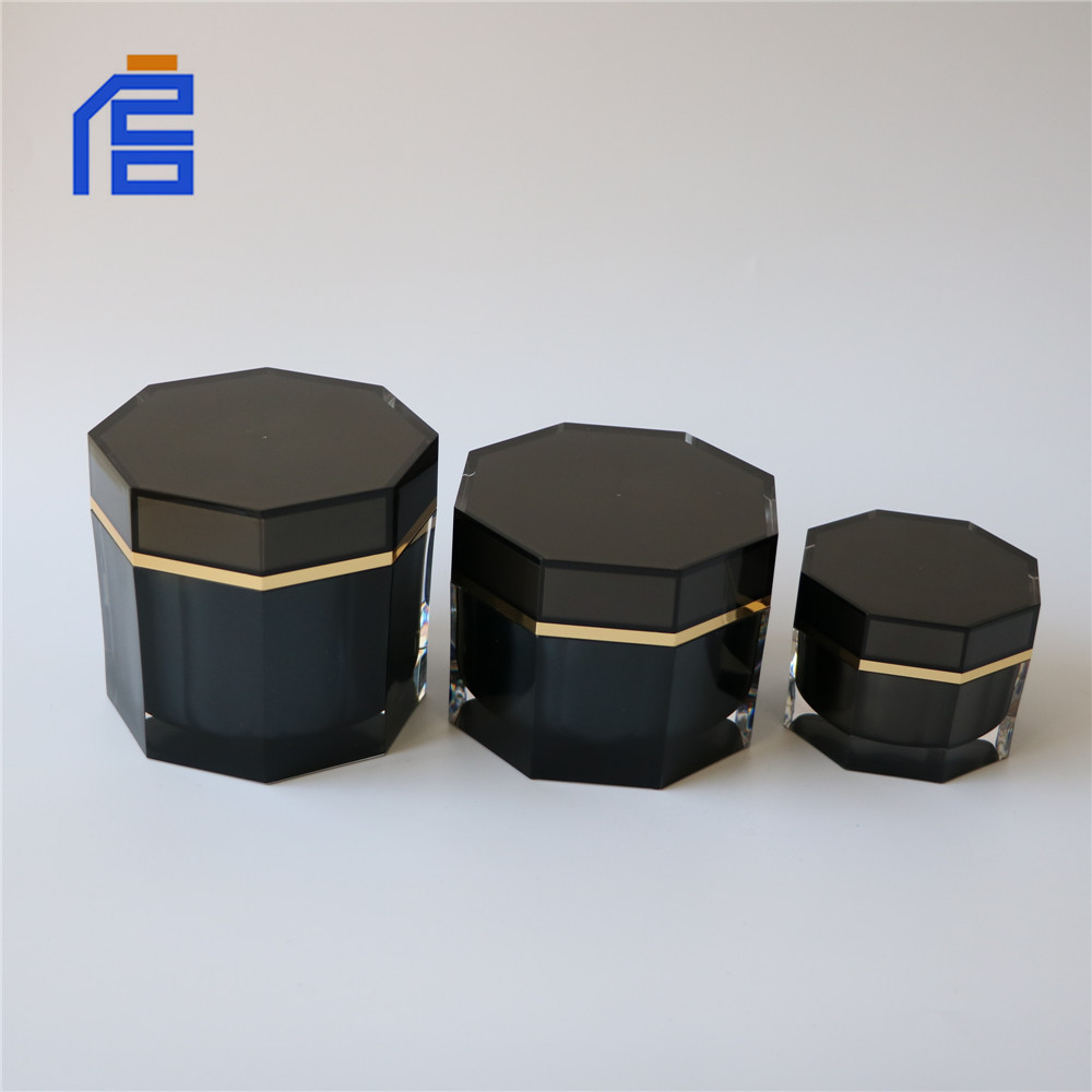 Low Price Brand Korea Style Cosmetic Packing Octagonal jar